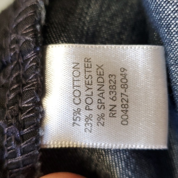 Christopher Banks denim women's pant. Zipper closure. Size 12. Good used cond. - Picture 7 of 8